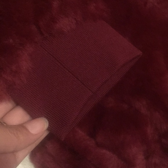 🎈SOLS justfab faux fur bomber jacket - Picture 4 of 8